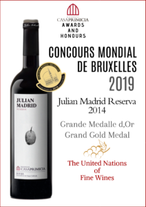 Grand dor Medal Julian Madrid