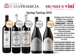 Mundus vini spring tasting 2021 Casa Primicia