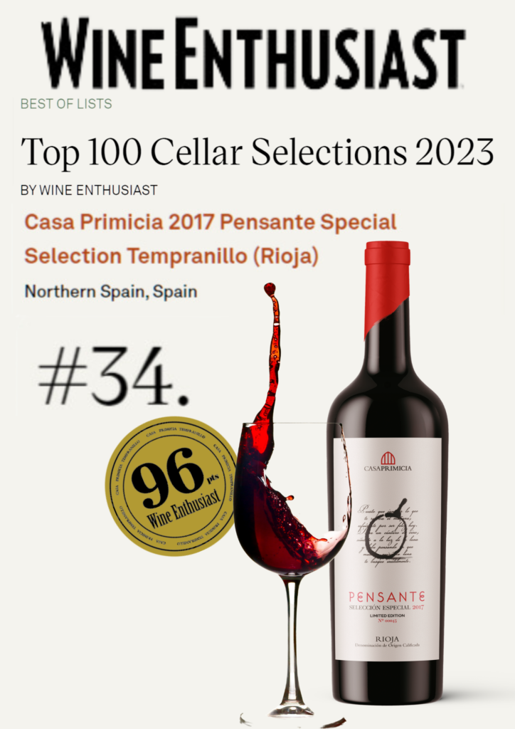 Wine Enthusiast Top Cellar Pensante Special Selection Casa Primicia